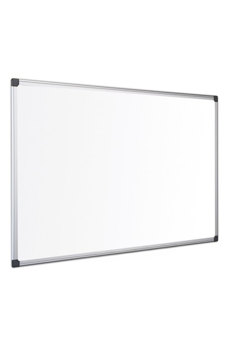 TABLEAU BLANC MAGNÉTIQUE CADRE ALU BI-OFFICE 90 X 120