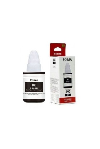 Bouteille d'encre Original Canon GI 490 BK - Noir (GI-490-N)