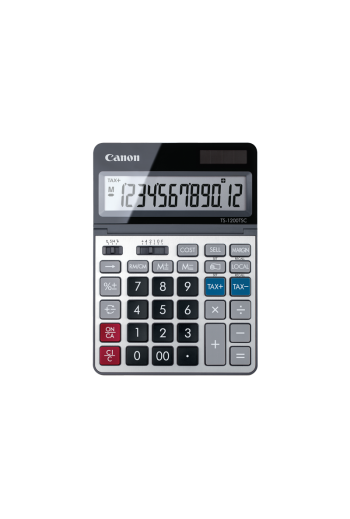 Calculatrice de Bureau Canon TS-1200TSC - 12 Chiffres, Précision et Confort