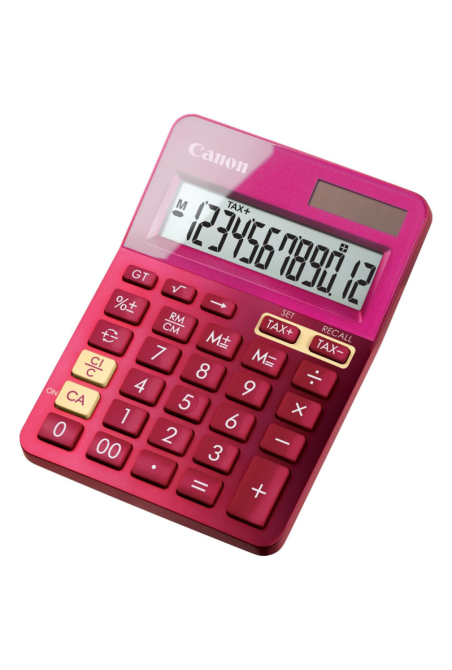 Calculatrice de bureau CANON LS-123K-MPK / Rose