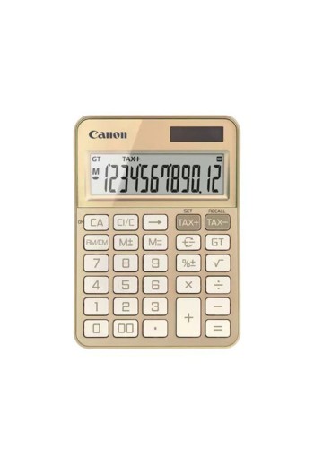 Calculatrice de Bureau Canon KS-125KB Or - Design Élégant et Performances Fiables