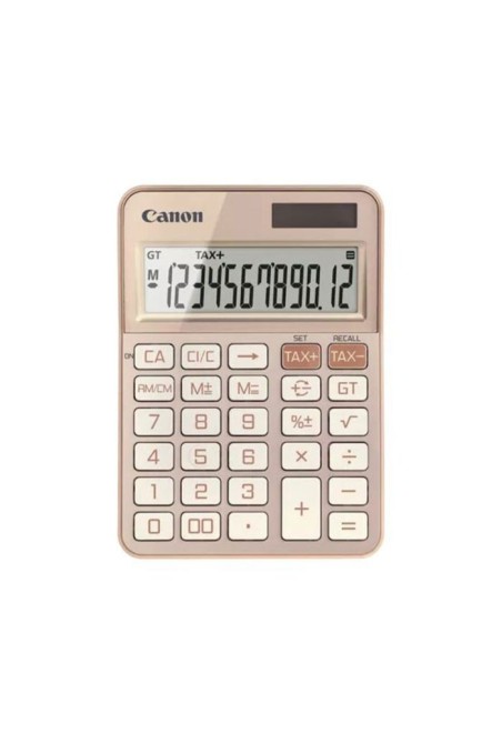 Calculatrice de bureau CANON KS-125KB - rose