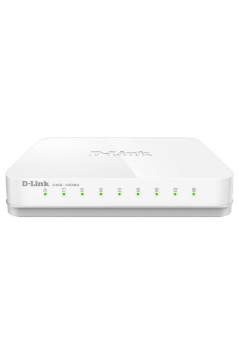 Switch D-Link DGS-1008A 8 Ports 10/100/1000 Mbps - Gigabit LAN