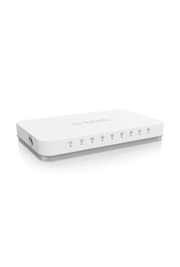 Switch D-Link DGS-1008A 8 ports 10/100/1000 Mbps - Gigabit LAN