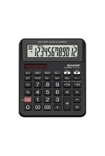 Calculatrice de Bureau SHARP EL-CC12D - Compacte et Fonctionnelle