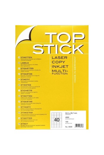 Etiquettes TOP STICK