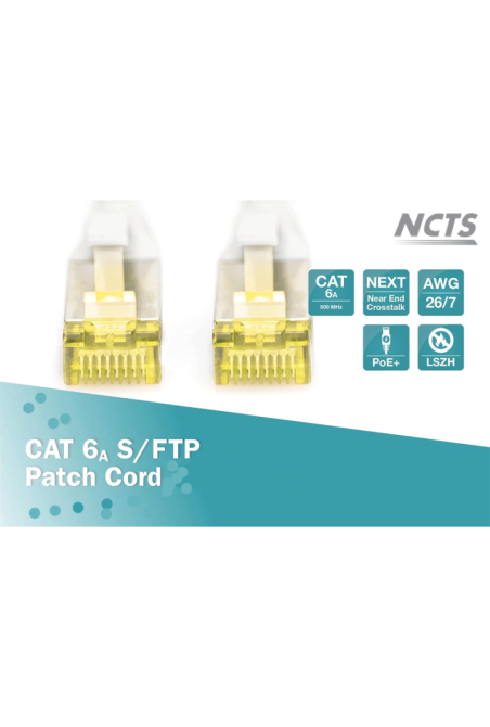CABLE RESEAU NCTS FTP CAT 6 SURMOULÉ (1.0 m)
