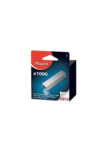 BOITE DE 1000 AGRAFES 23/12 GALVANISEE MAPED