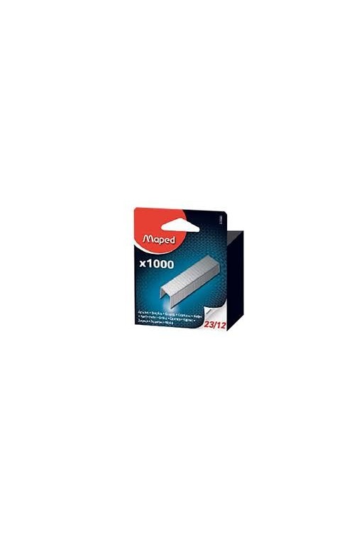 BOITE DE 1000 AGRAFES 23/12 GALVANISEE MAPED BOITE DE 1000 AGRAFES 23/12 GALVANISEE MAPED