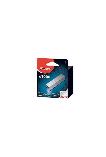 BOITE DE 1000 AGRAFES 23/12 GALVANISEE MAPED