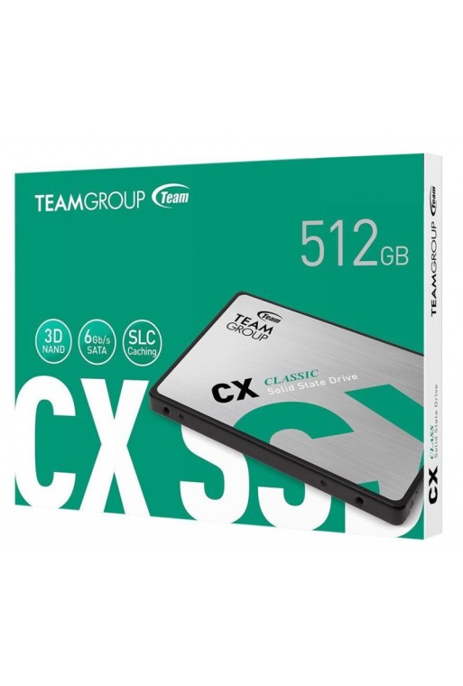 Disque SSD Interne TeamGroup CX2 512 Go 2.5" SATA III