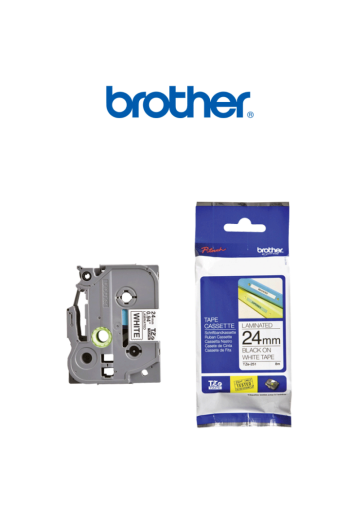 Cassette à Ruban Brother TZe-241 noir/blanc