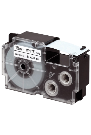 CASSETTE À RUBAN CASIO ADAPTABLE XR-18WE1 - 18 MM