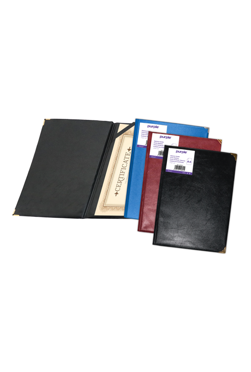 PORTE DIPLOME SIMILI CUIR A4 OFFICE