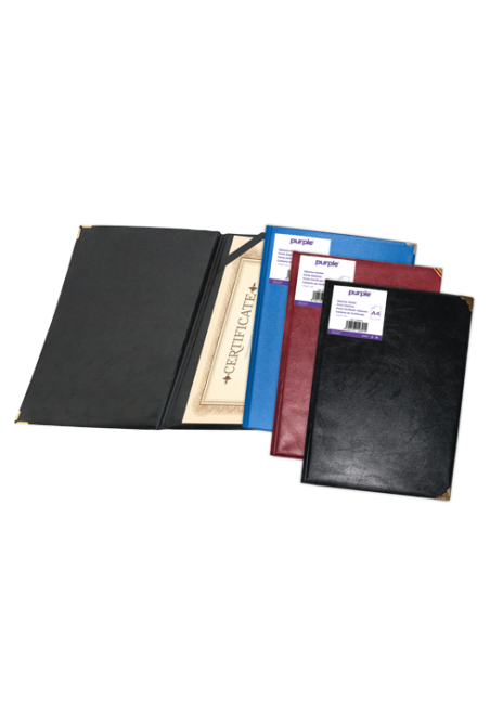 PORTE DIPLOME SIMILI CUIR A4 OFFICE