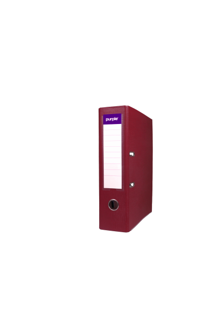 CLASSEUR A LEVIER EXPERT DOS 75Mm ROUGE BORDEAU