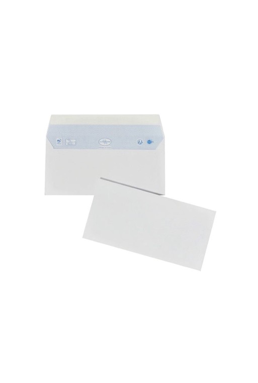 Lot de 100 Enveloppes Blanches 110x220 mm 80 g/m²
