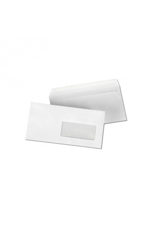 LOT DE 25 ENVELOPPES 11X22 AVEC FENETRES - 80GR