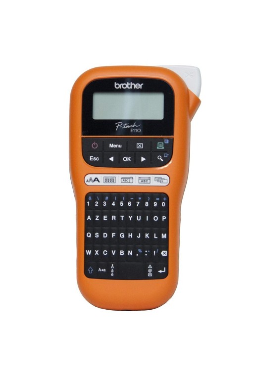 ÉTIQUETEUSE PORTABLE BROTHER PTE110VP ORANGE
